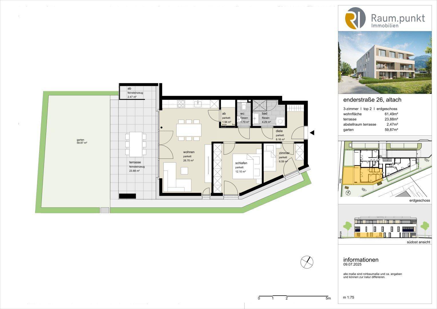 Grundriss Top 2_3-Zimmer-Variante