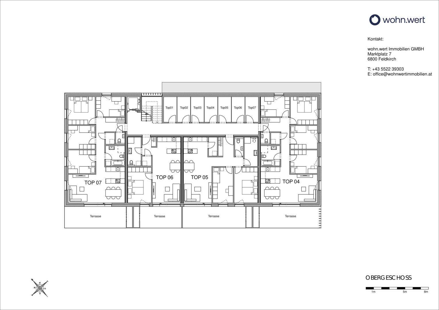 Wohnanlage "Glattenstein" - Kompakte 5-Zimmer-Terrassenwohnung - Top 7 - Mehr