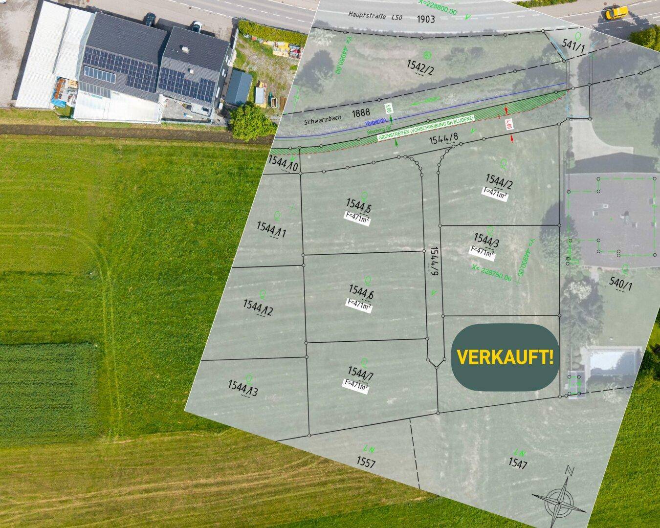 Sonnige Grundstücke in Bludesch jetzt verfügbar: Ihr Traumhaus auf 471m² wartet! - Näkymä 2
