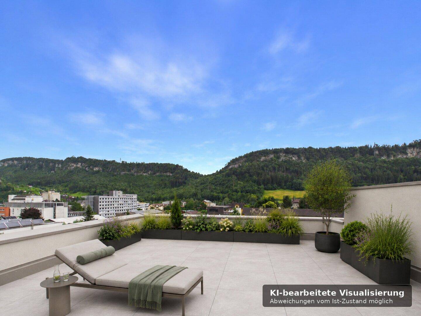 Wohnanlage "Hillside" - Traumhafte 3-Zimmerwohnung mit imposanter Terrasse - Top 17 - Ansicht 2