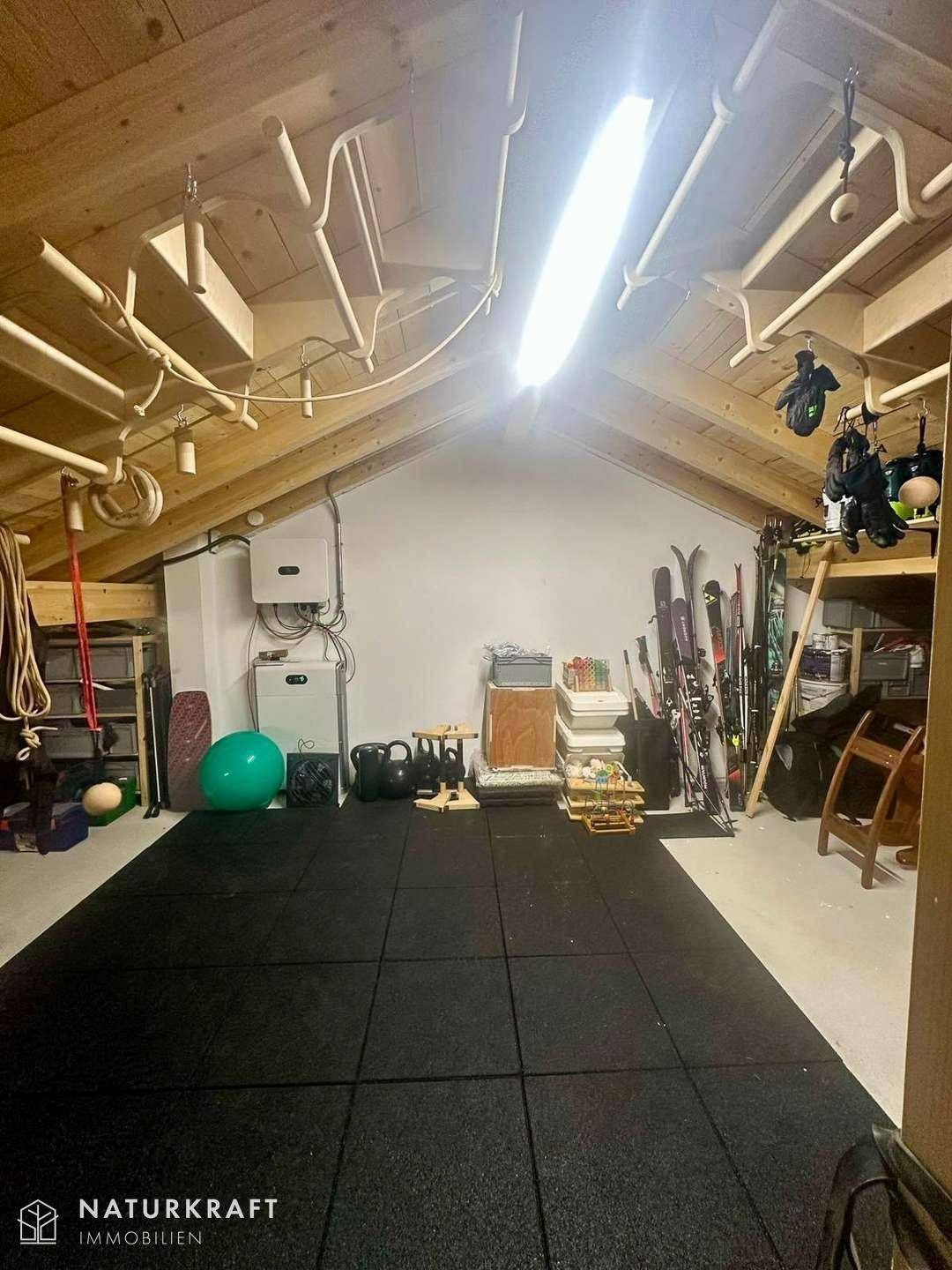 Dachraum als Trainingsbereich