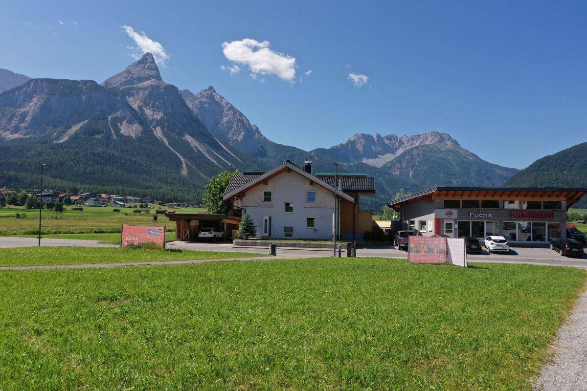 Blick zur Sonnenspitze