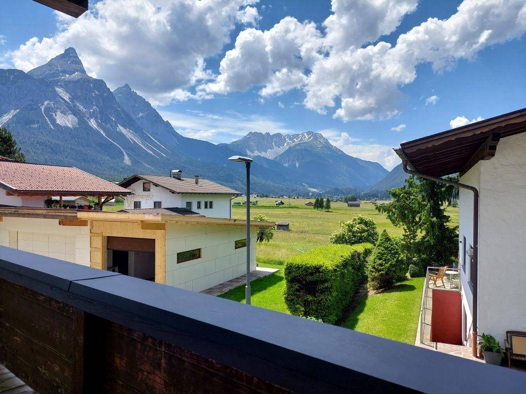 Blick aus Apartment 2 zum Sonnenspitz