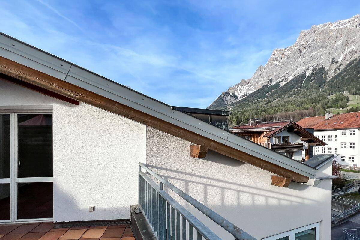Blick zur Zugspitze