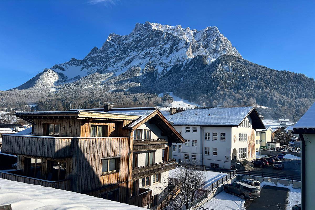 Blick zur Zugspitze