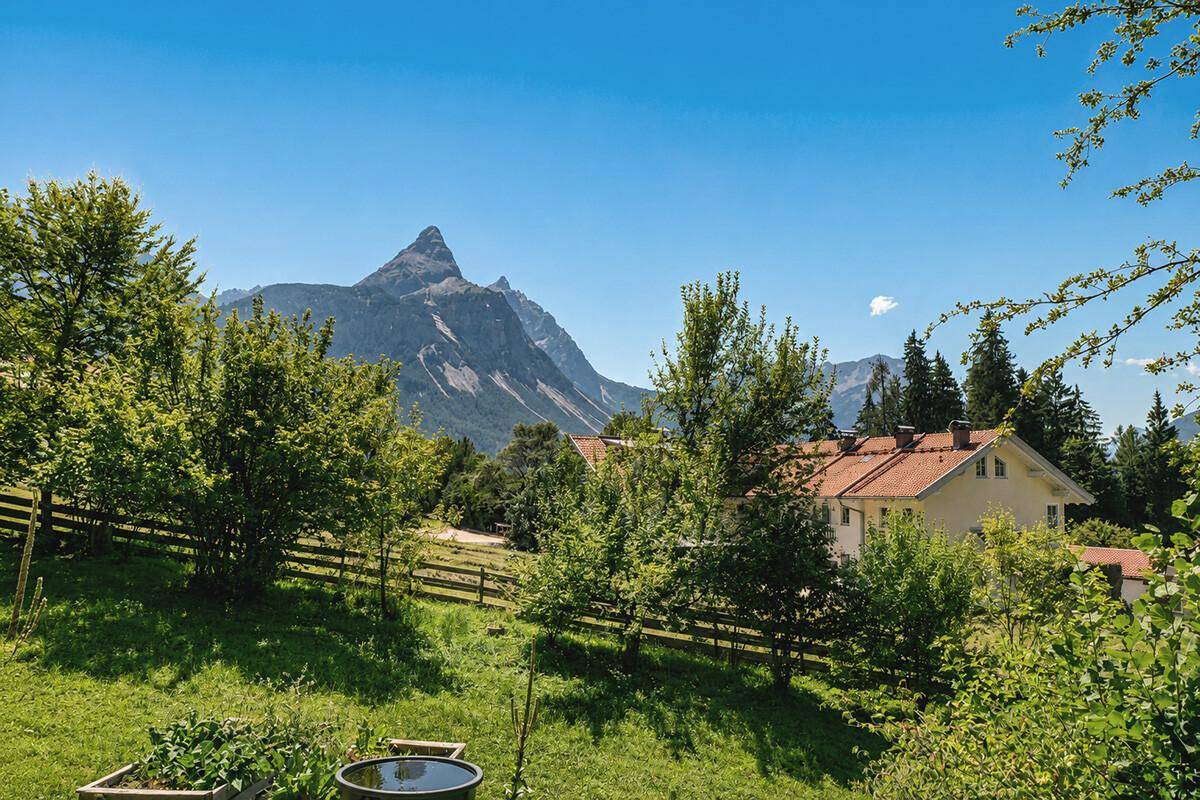Blick zur Sonnenspitze