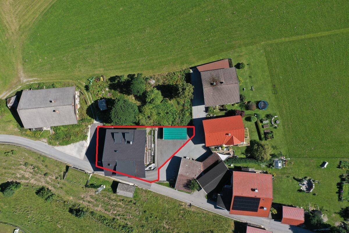 Grundstück eingezeichnet