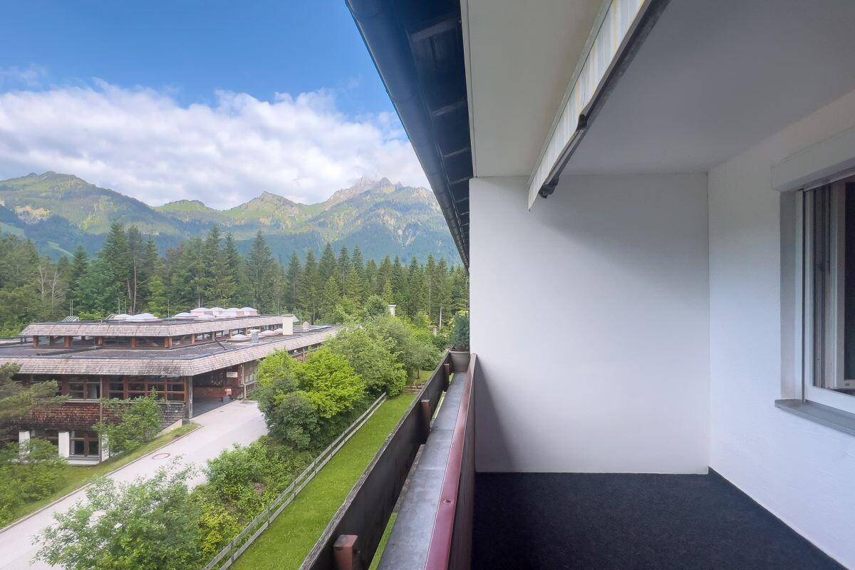 Blick Richtung HahnenkammSüd-West-Ausrichtung