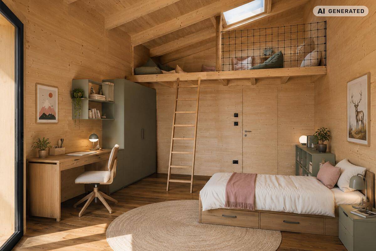 Kinderzimmer Visualisierung