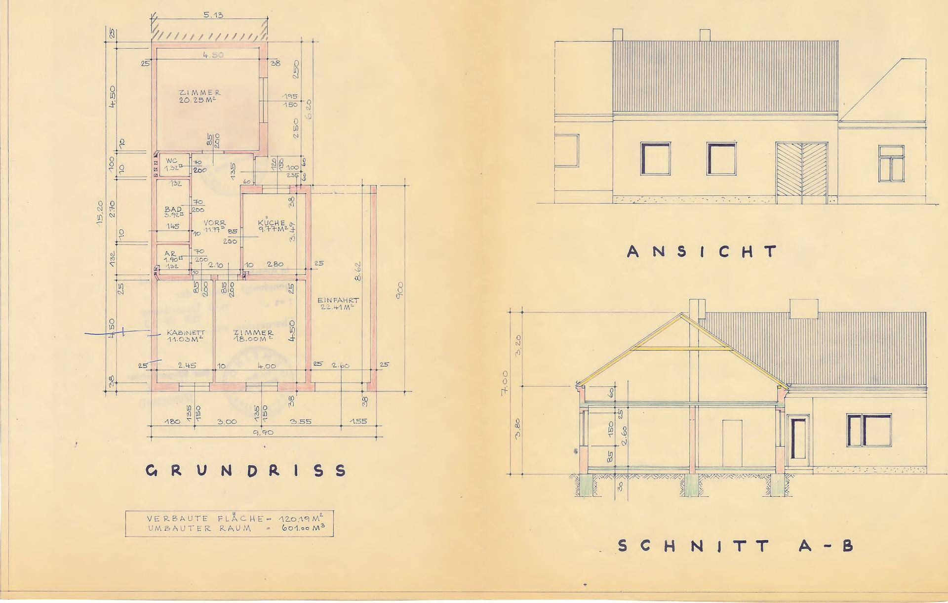 Plan Haupthauskorr