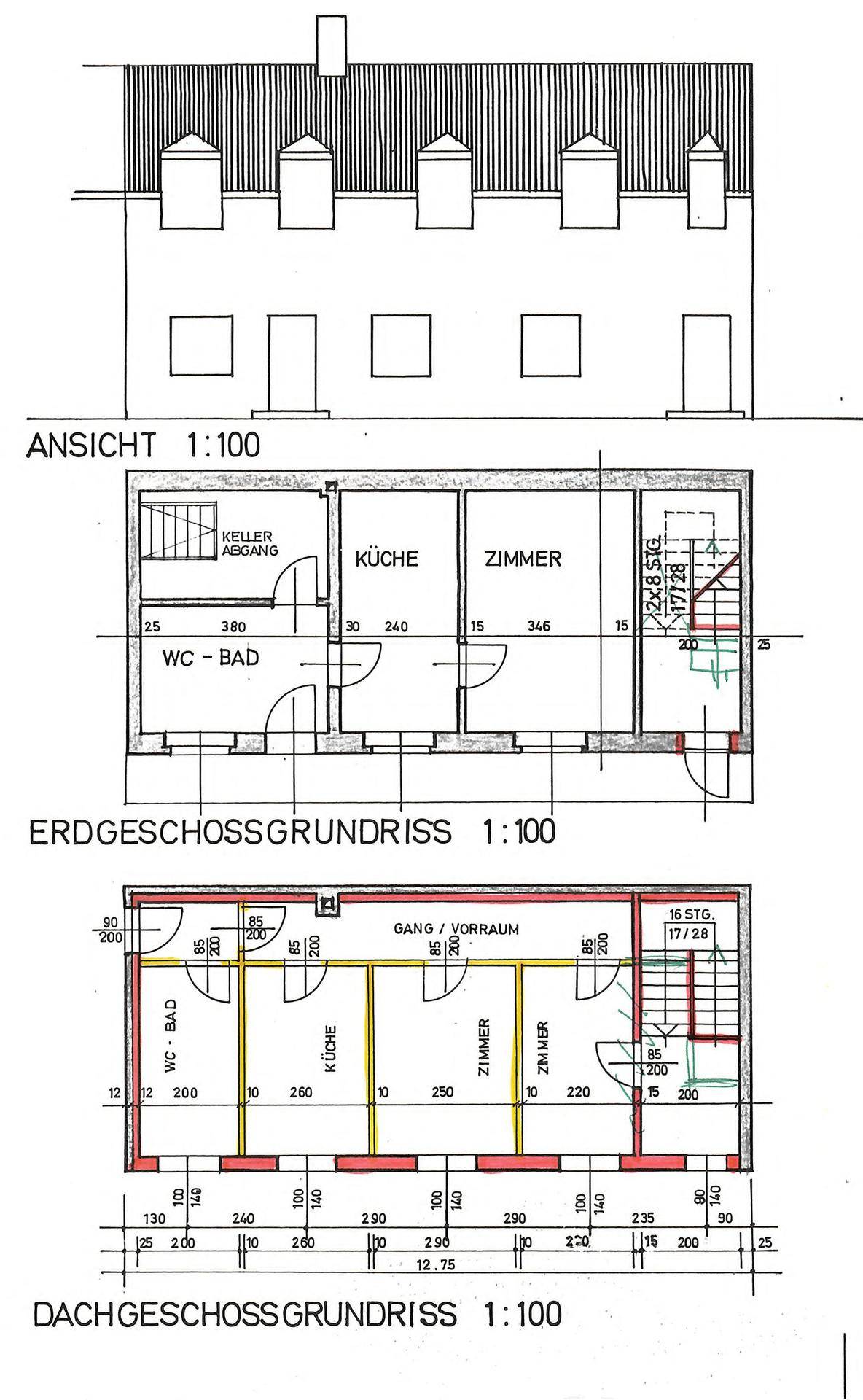 Plan Nebengeba¨udekorr