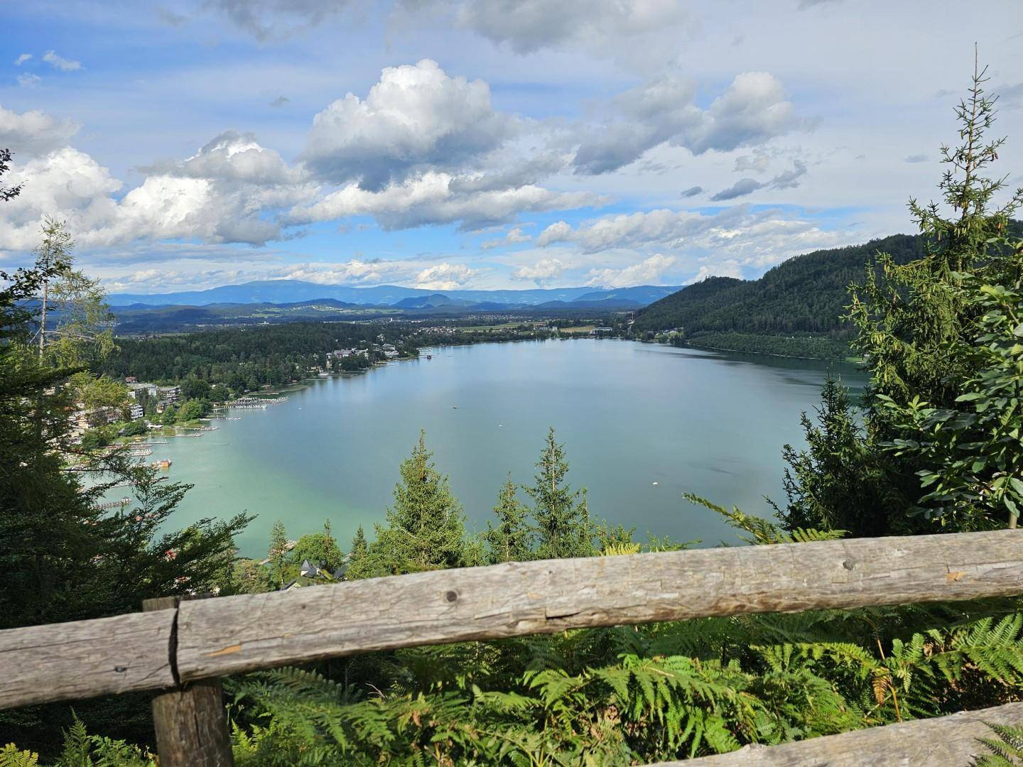 Blick auf den Kloepeiner See von Westen