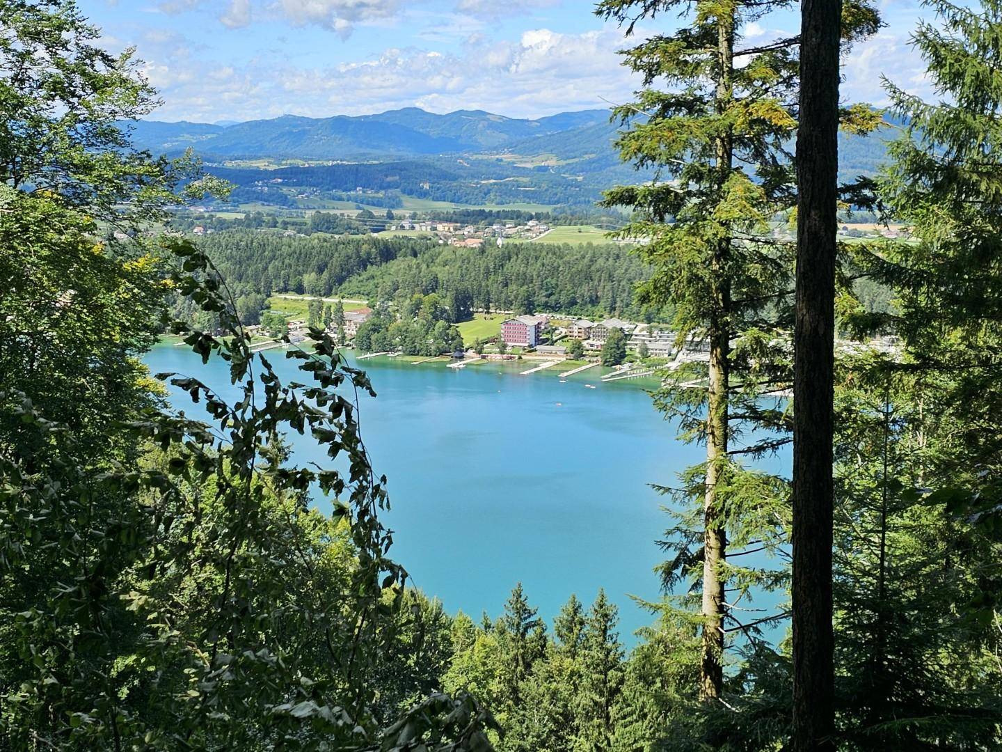 Blick auf den Klopeiner See von Süden