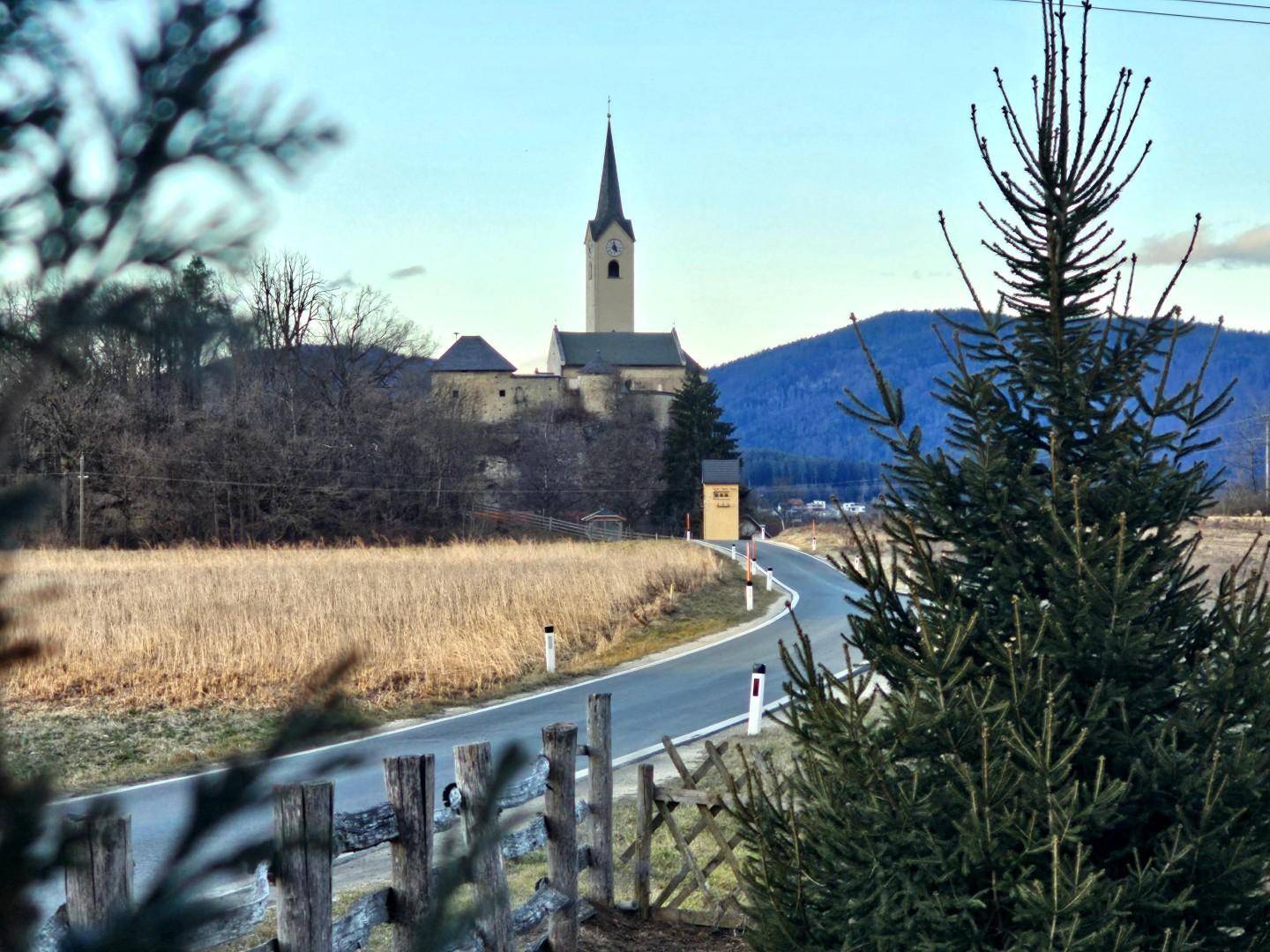 Blick aus dem Garten.