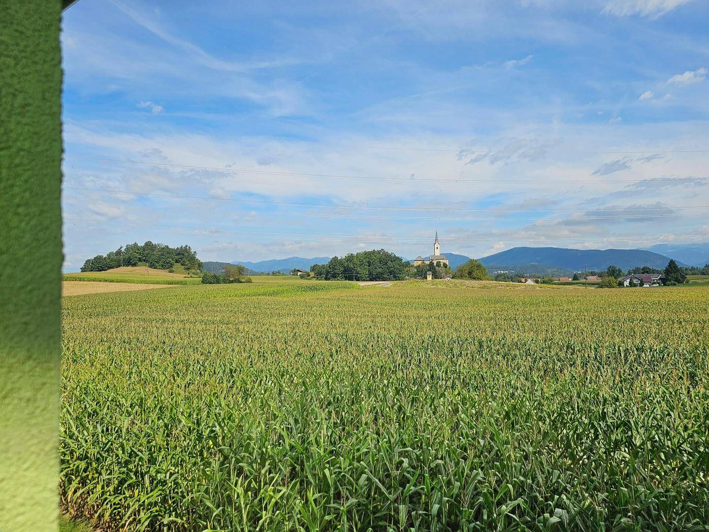 Ausblick nach Norden vom Ost-Balkon