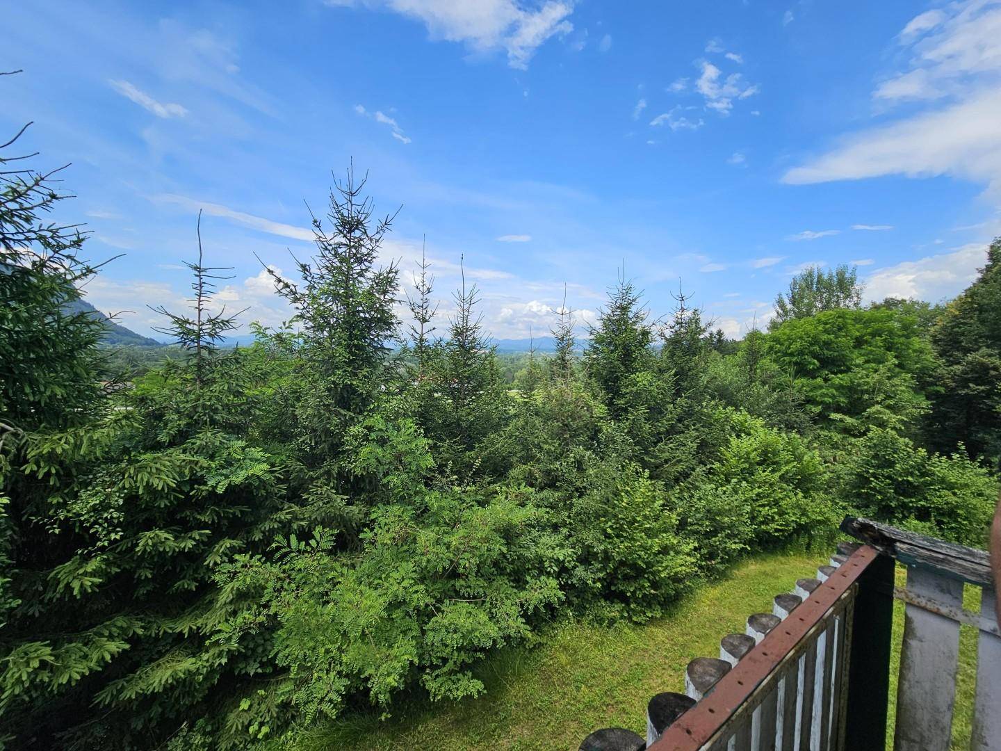 Aufnahme Sommer - Blick vom Balkon