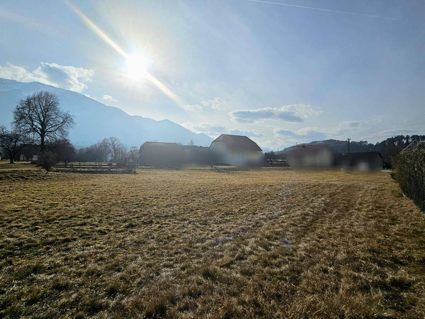 Grundstücksfläche - Blick Süd/West