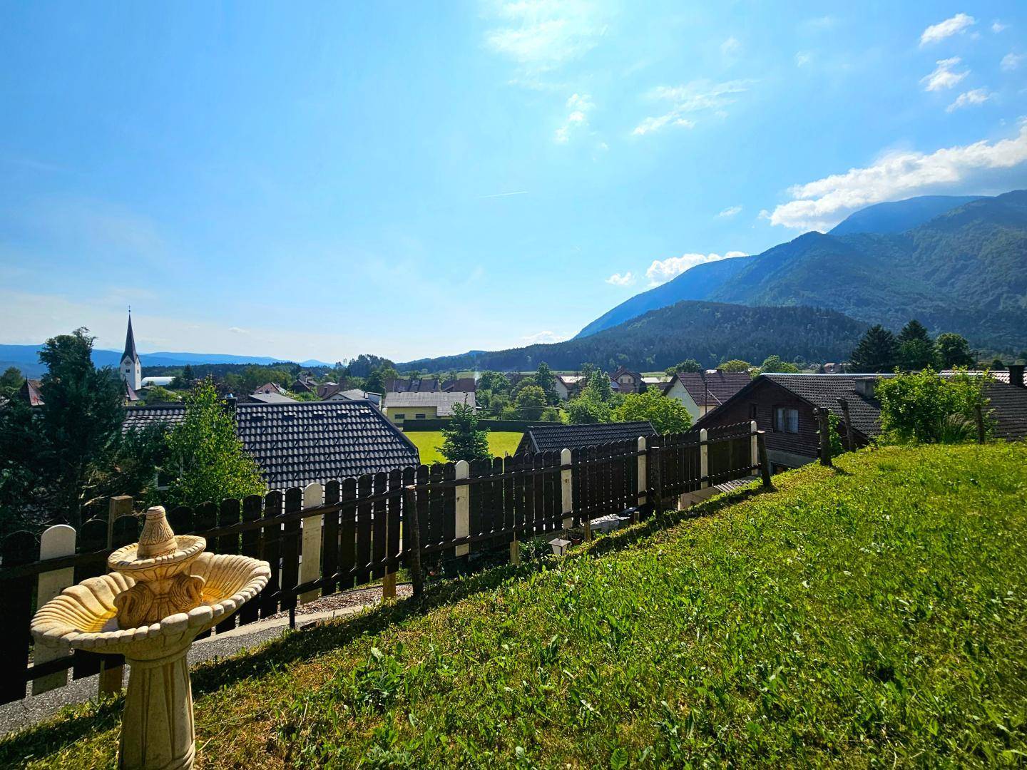 Garten und Aussicht