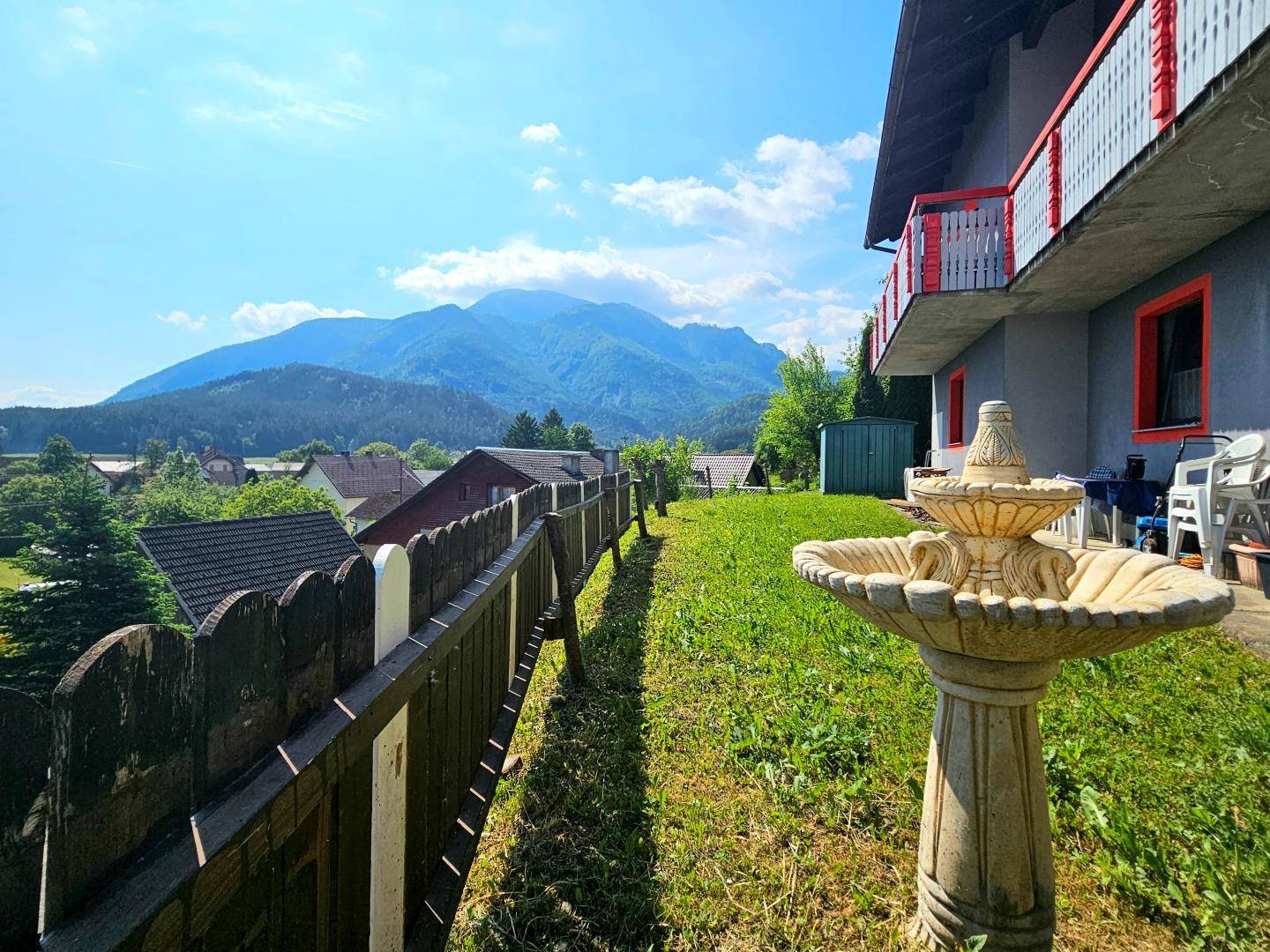 Blick auf die Petzen
