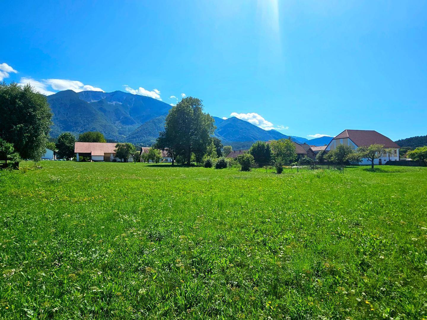Blick auf die Berge