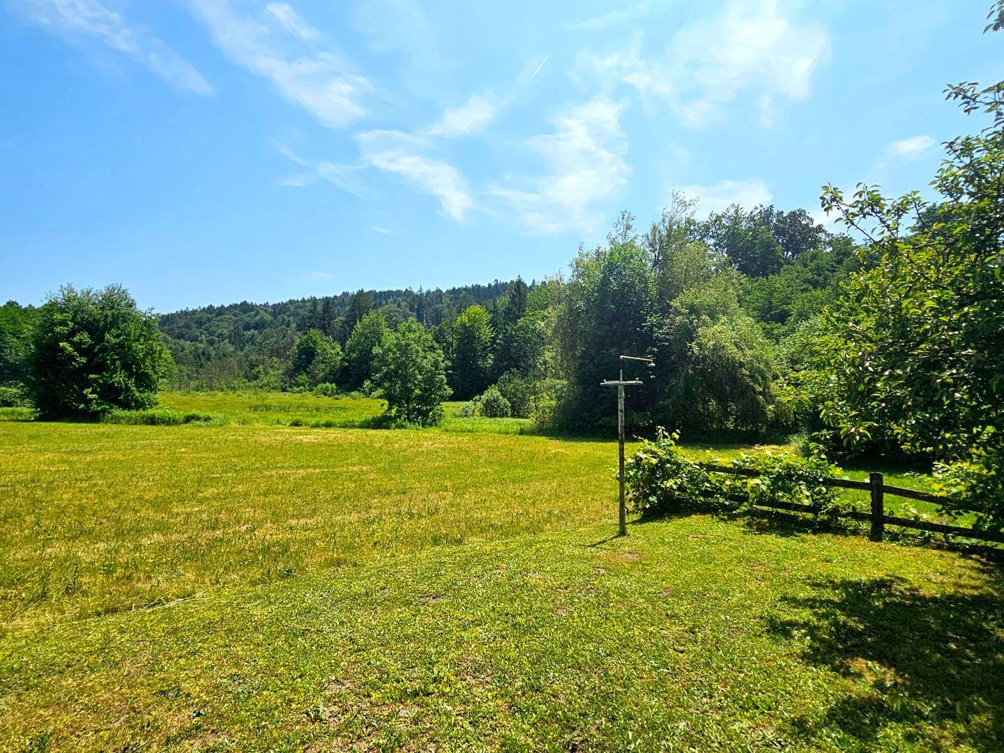 Blick von der Terrasse nach Süd/Ost
