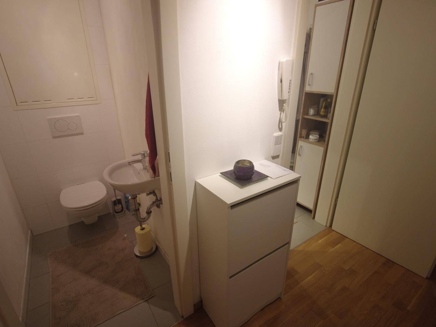 WC und Bad abends