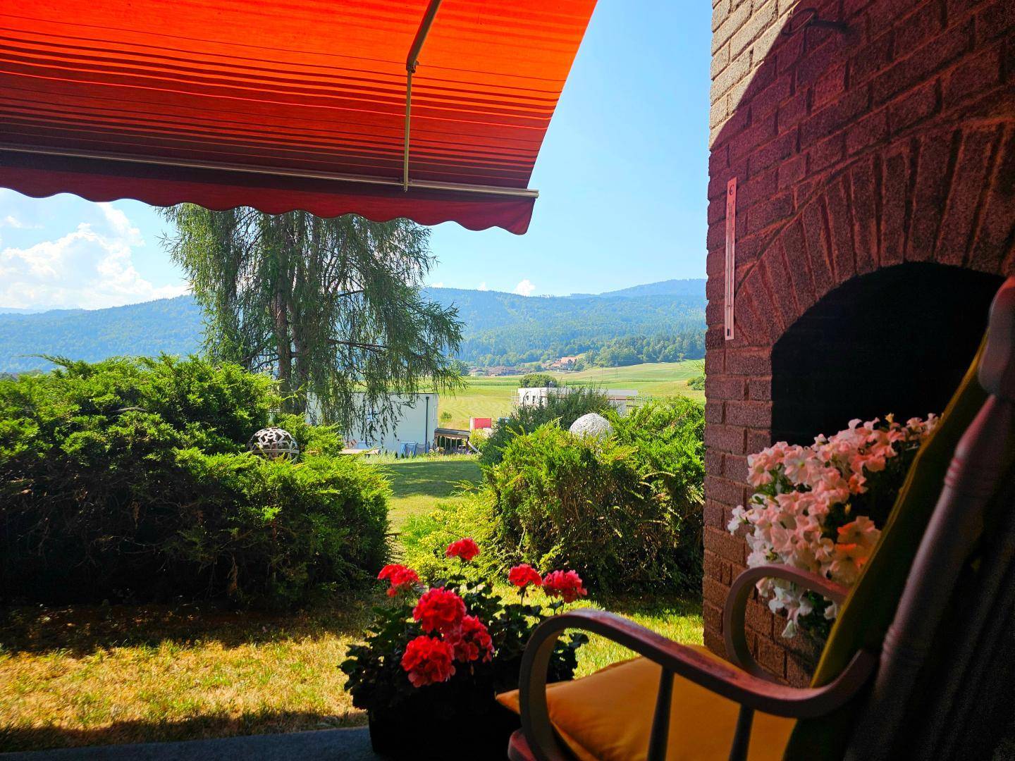 Blick von der Terrasse