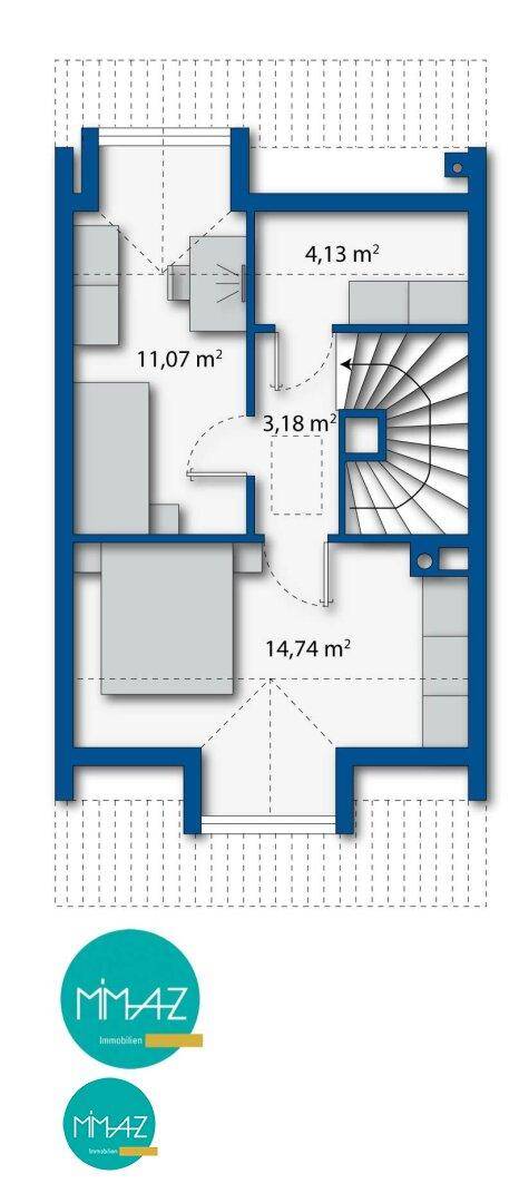 Grundriss Dachgeschoss