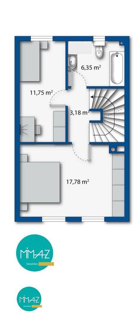 Grundriss 1. Stock