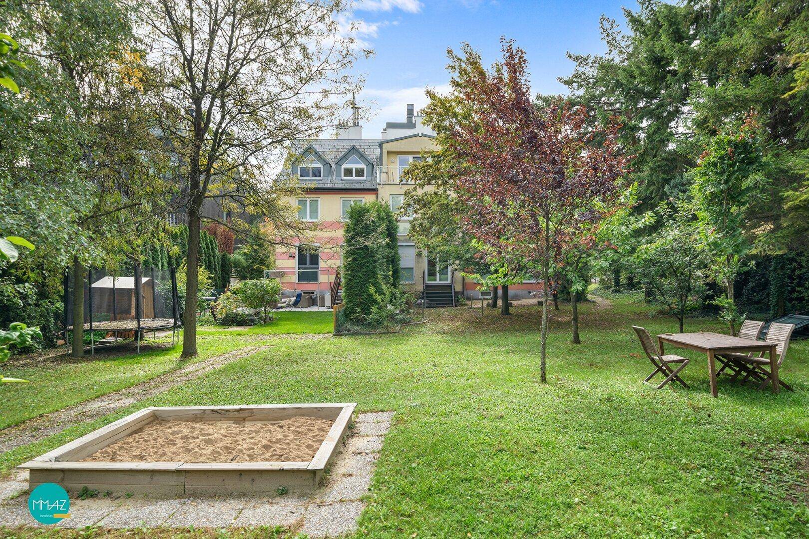 Allgemeingarten mit Blick zum Haus/Wohnung