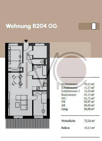 Wohnung B 204 OG