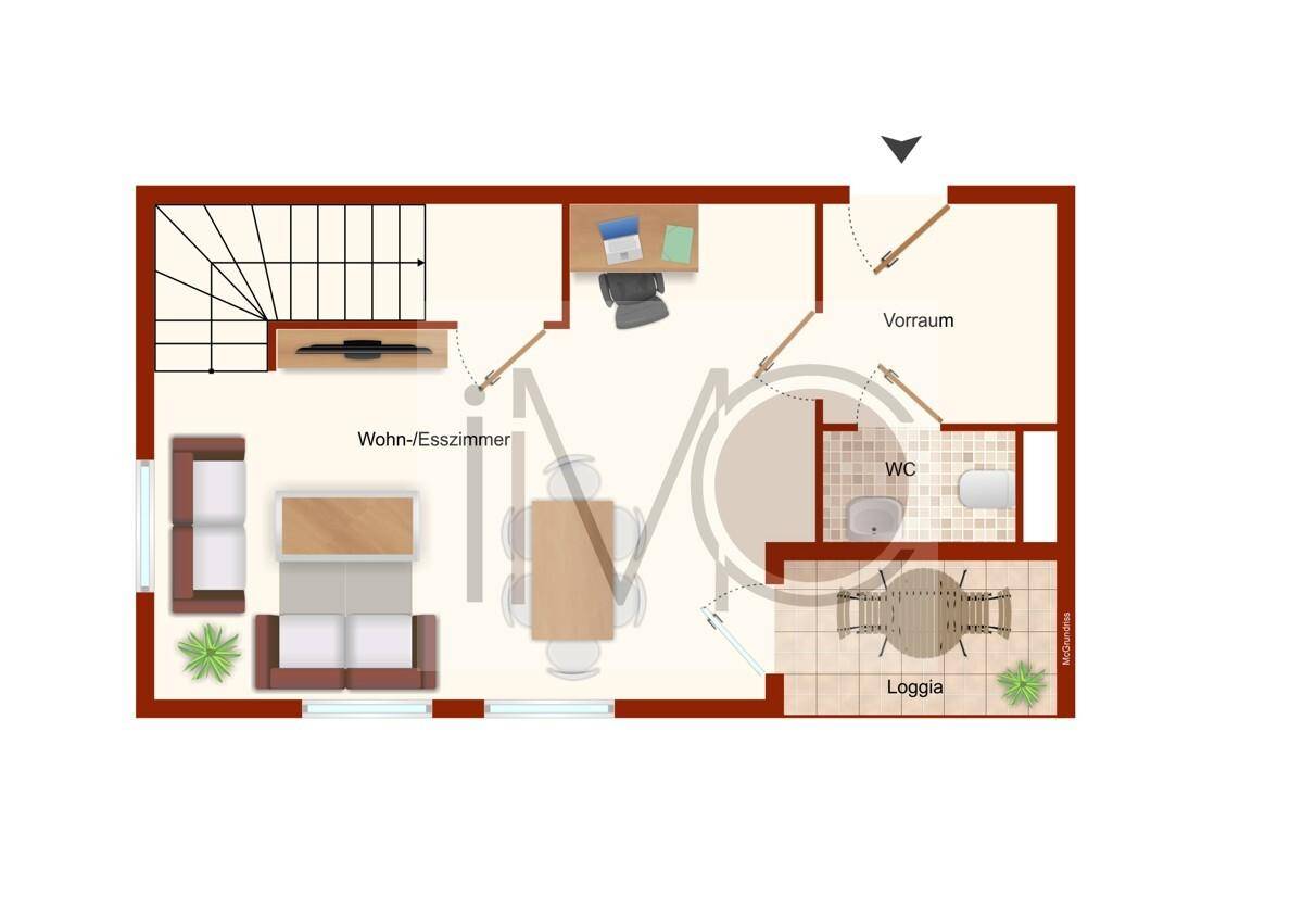Wohnung 8 Maisonette 2.OG