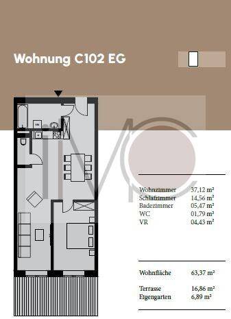 Wohnung C 102 EG