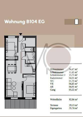 Wohnung B 104 EG