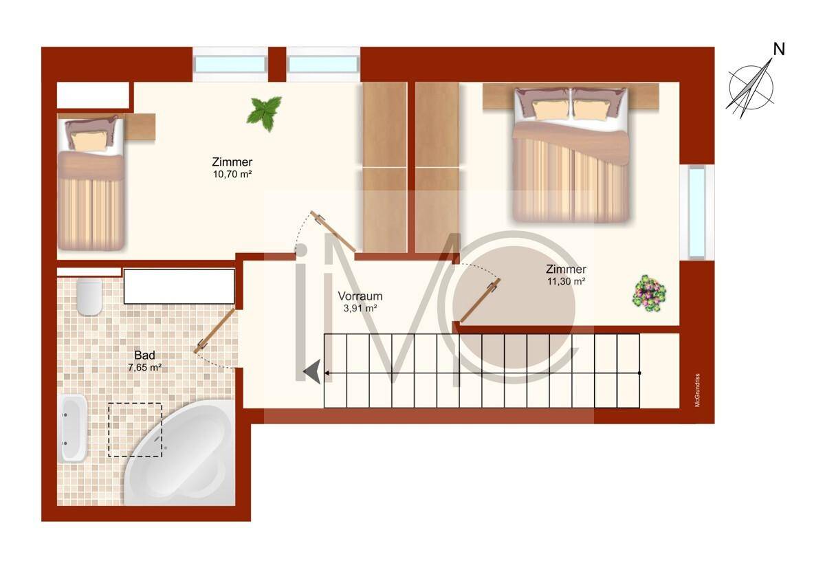 Wohnung 8 Maisonette 3.OG