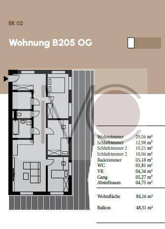 Wohnung B 205 OG