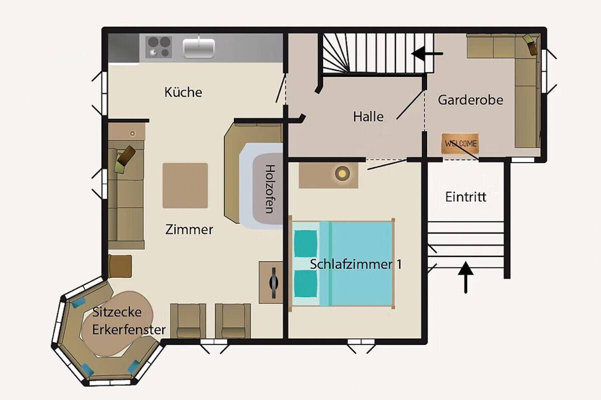 Haus 1 Erdgeschoss