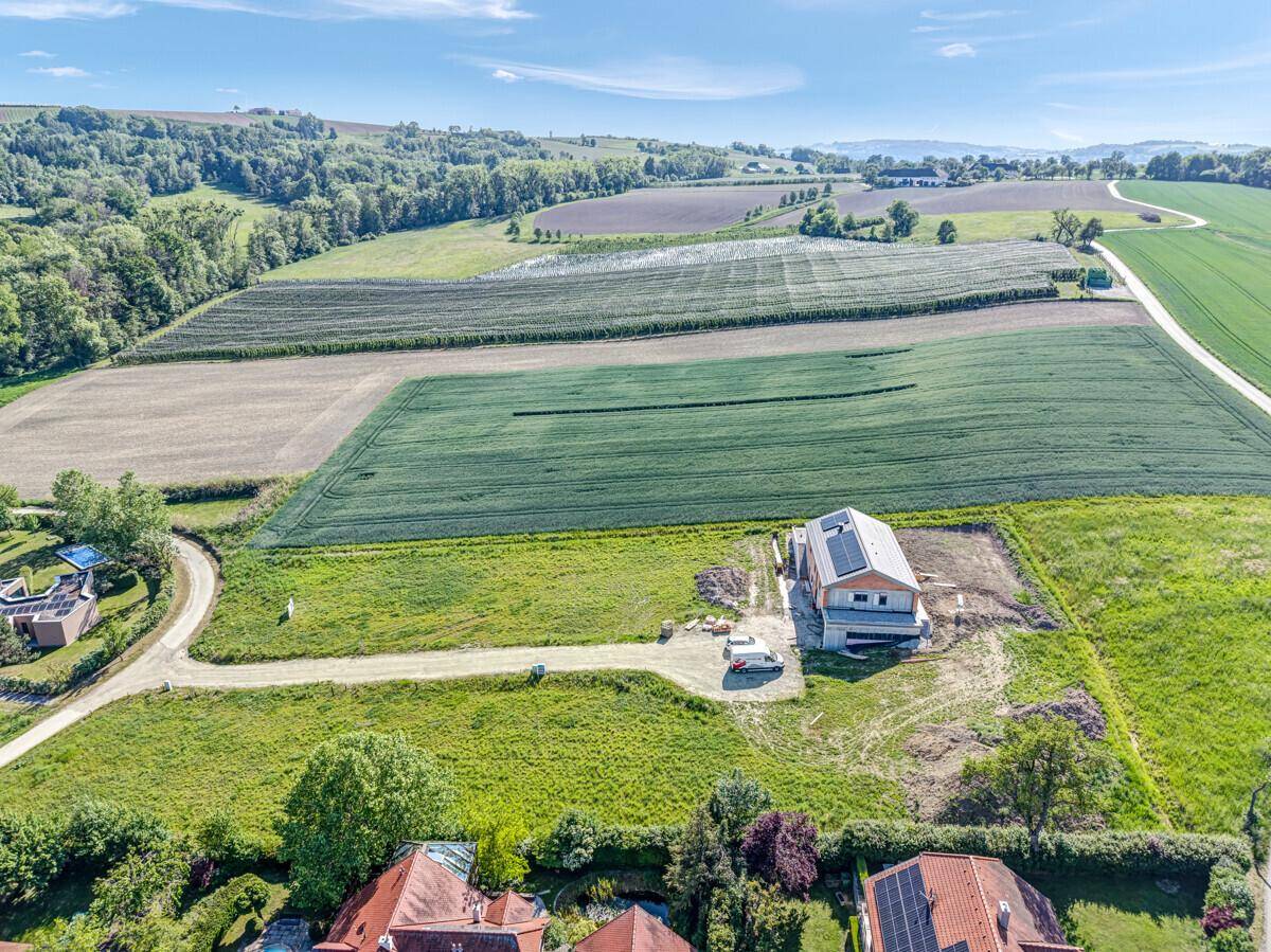 Sonniger Baugrund in der Scharten - Wohnen am Feldrand - derzeit unverbaubarer Blick - Ruhelage am Feldrand - Widok 2