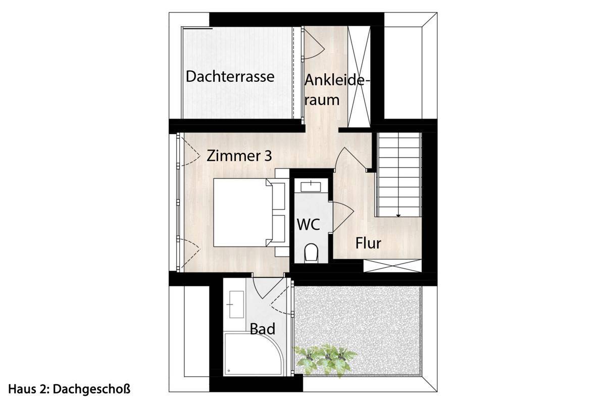 03 Grundriss Haus 2 DG