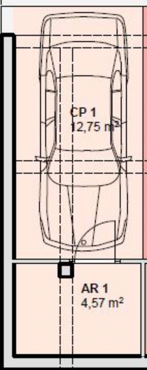 Grundriss Carport/Abstellraum