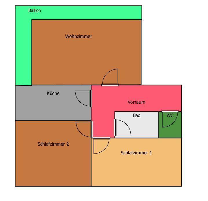 Skizze Grundriss