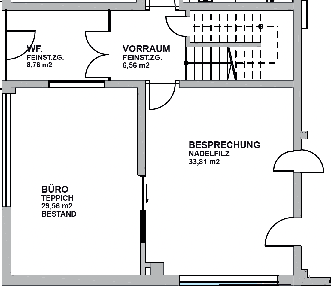 Büro mit 2 Räumen und zentraler Infrastruktur in Bergheim - Ansicht 3