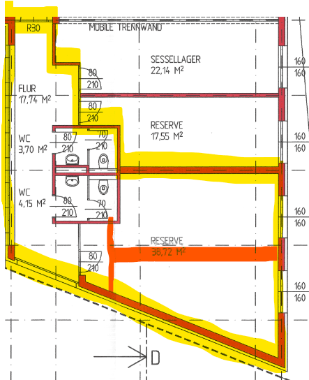 Grundriss Vermietungsbereich 2. OG