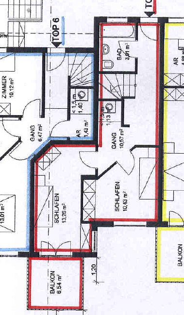 Grundriss Obergeschoss