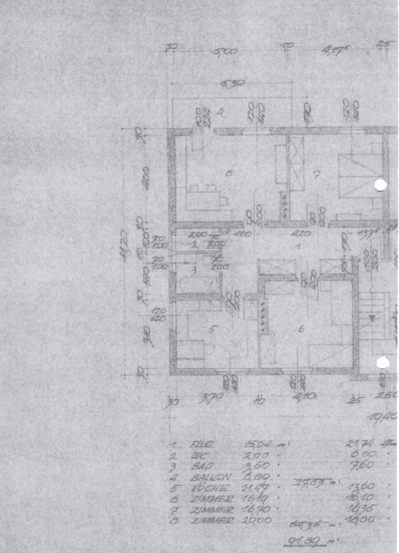 Grundriss Wohnung Zirl