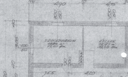 Grundriss Keller & Trockenraum Whg. Zirl