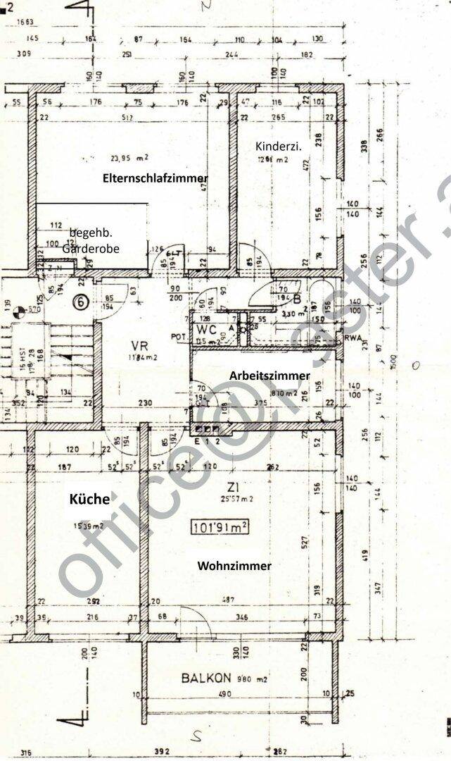 Grundrissplan