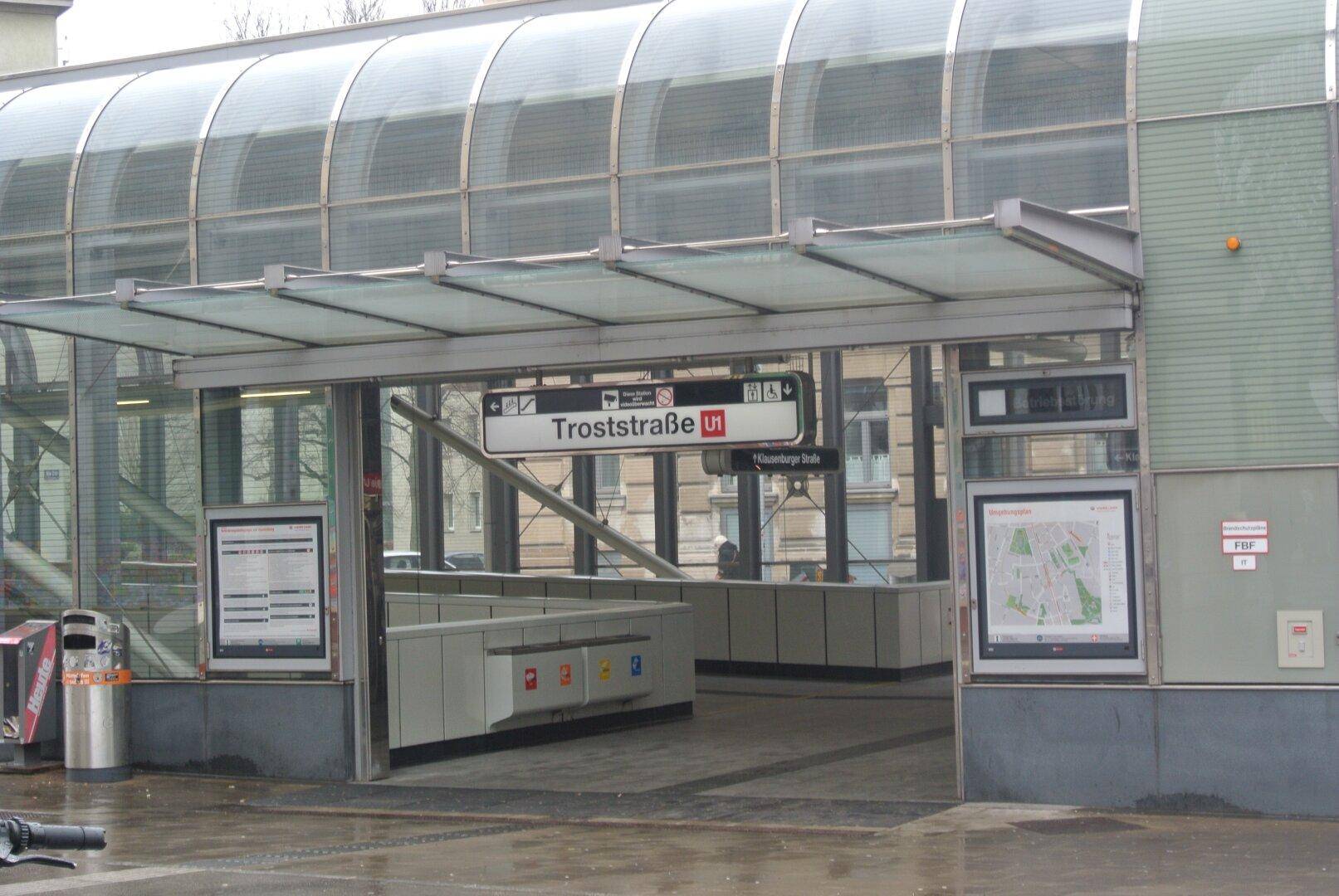 U Bahn Station Troststrasse