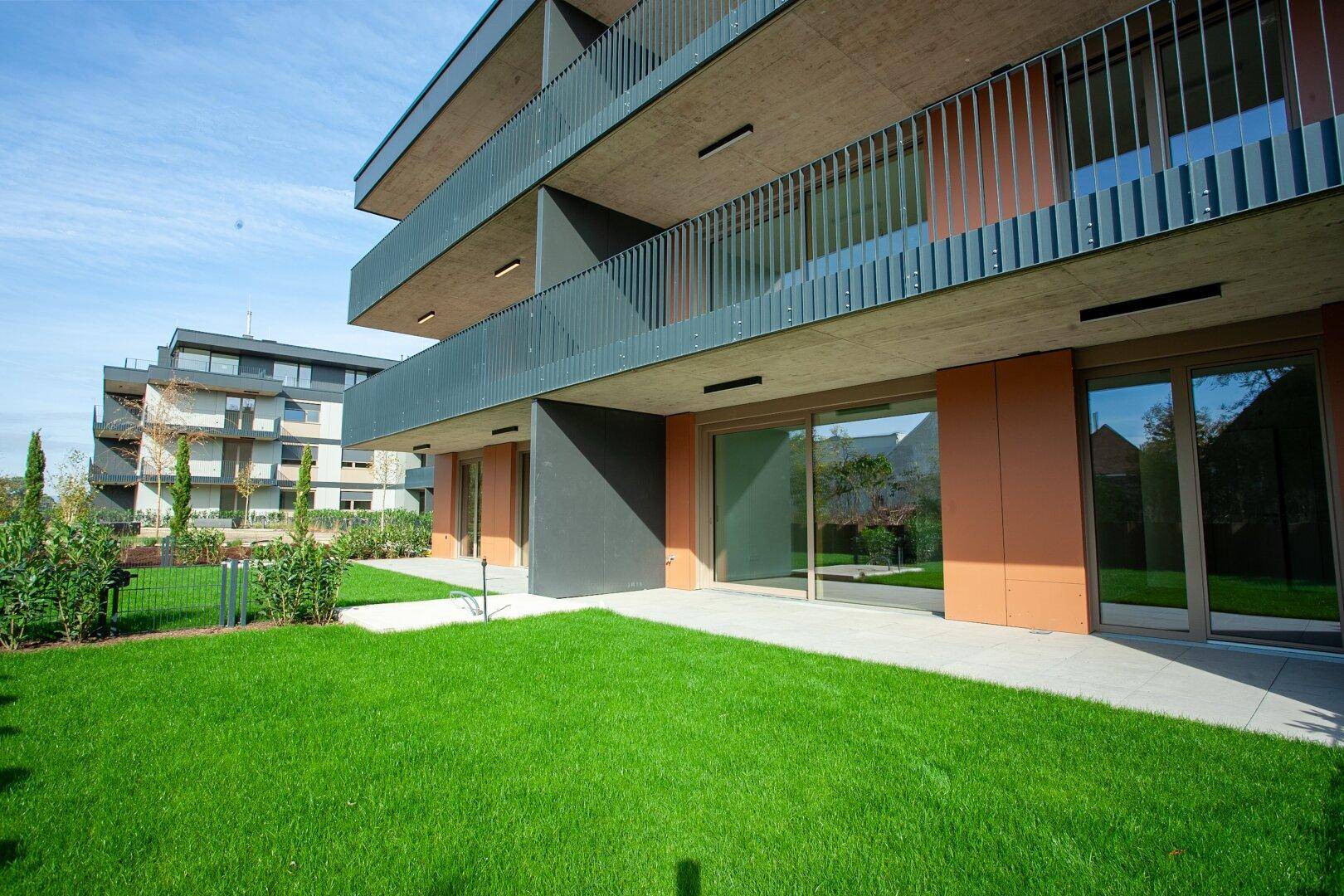 Blick zum Haus