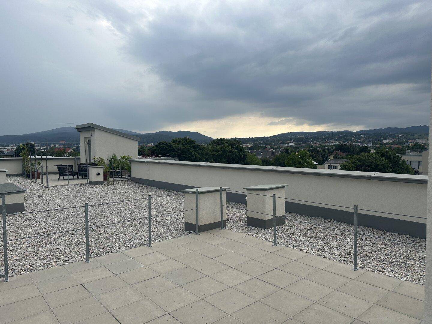 Dachterrasse mit Fernsicht